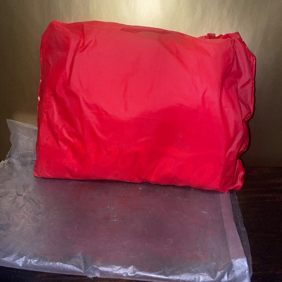 NEW Vintage Coca-Cola Adult Size Storm Rain Red‎ Poncho Orig Bag - Picture 5 of 5